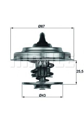 Купить запчасть MAHLE - TX1883D 