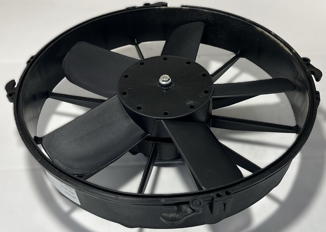 Вентилятор осевой 305мм вытяжной 12V H=96мм 13.9А 2780 м3/ч 12inch WEI LI LNF1201X