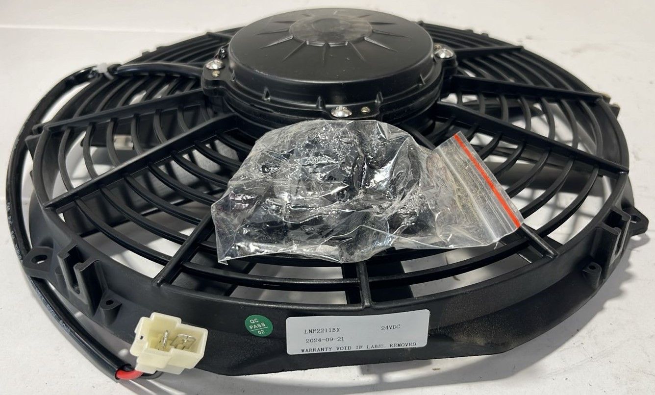 Вентилятор осевой 280мм вытяжной 24V H=52мм 4.5A 1520 м3/ч 11inch NO BRAND VA09-BP12/C-54A 24V BT MC