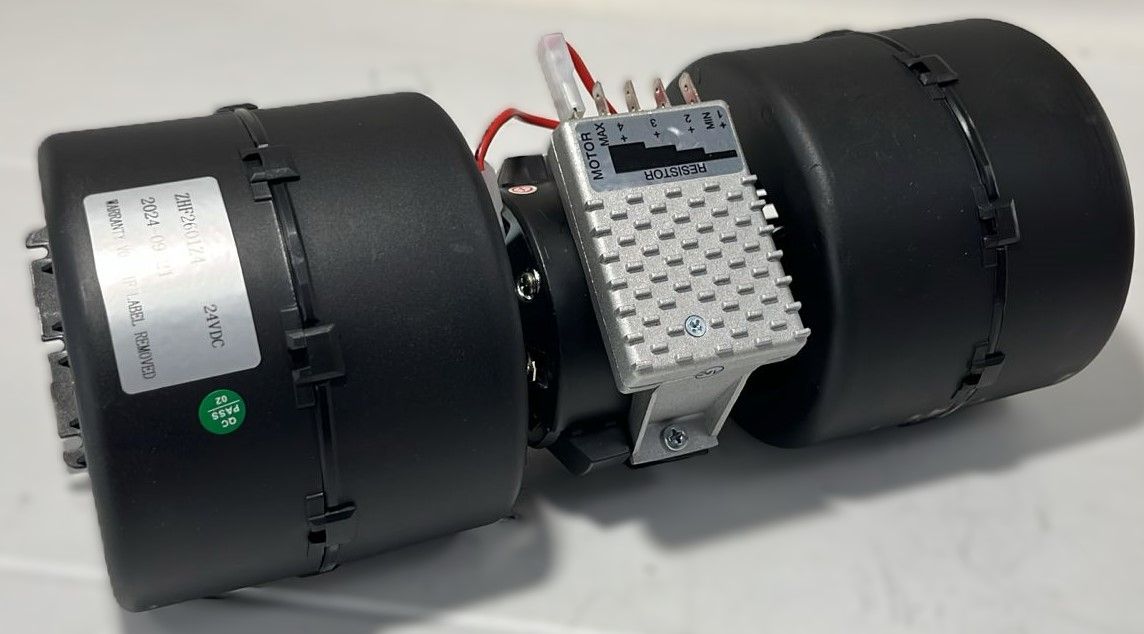 Вентилятор обдува салона 0028304408 двойной 300mm  24в WEI LI ZHF2601Z4